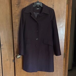 🍆 DKNY Womens Wool Dress Coat